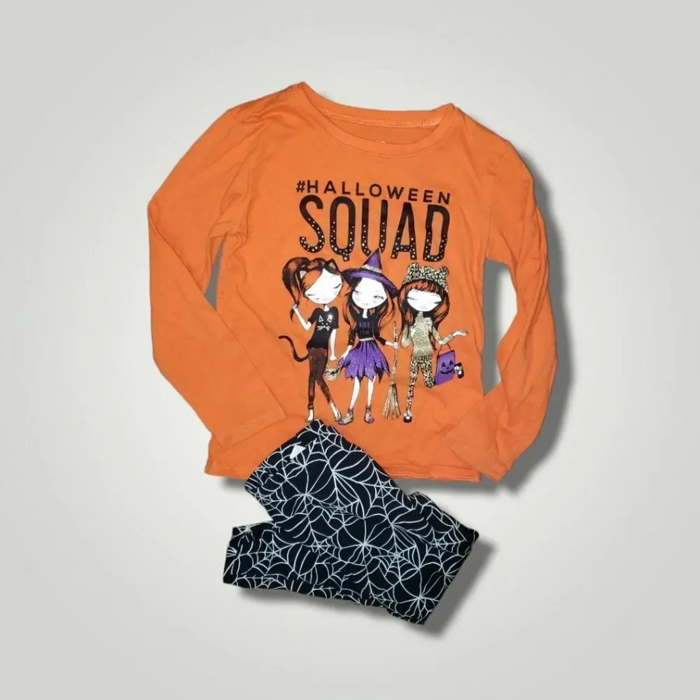Halloween Girls sets Shirt and pants Size 4